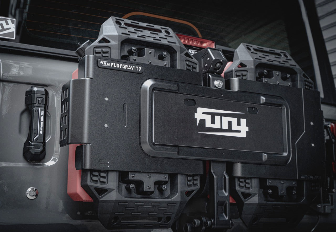 Fury スペアタイヤキャリア Jeep Wrangler ジープ ラングラー カスタムパーツ