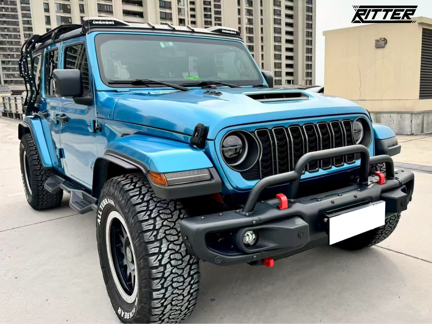Ritter アルミフロントバンパー Jeep Wrangler JL 2024年仕様 (ジープ Ritter アルミフロントバンパー Jeep Wrangler JL 2024年仕様 (ジープ